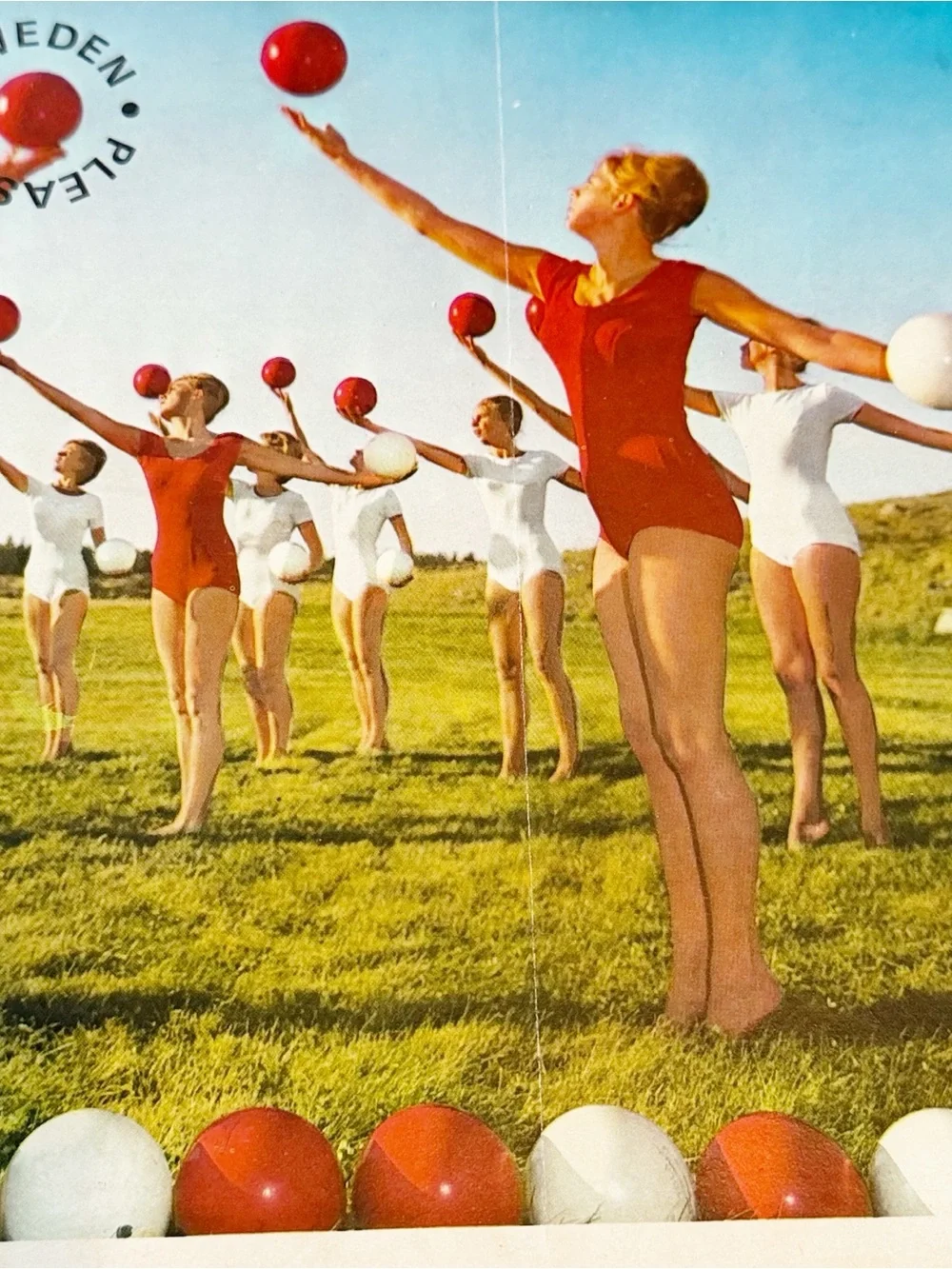 1965 Swedish Sweden Travel Tourism Brochure Womens Rhythmic Gymnastics Team